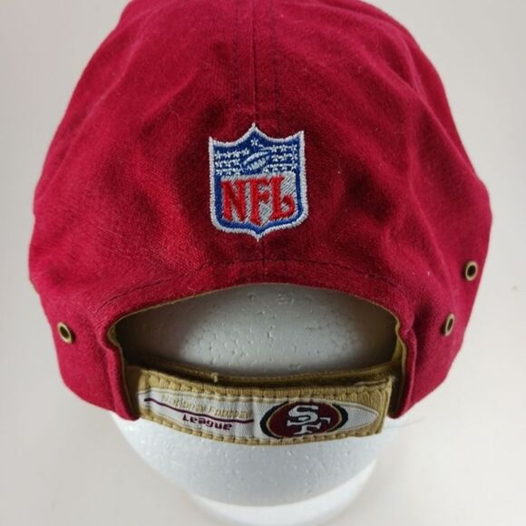SAN FRANCISCO 49ers Genuine Reebok NFL Pro Line Hat Vintage Hook/Loop OS ....... - Picture 2 of 9